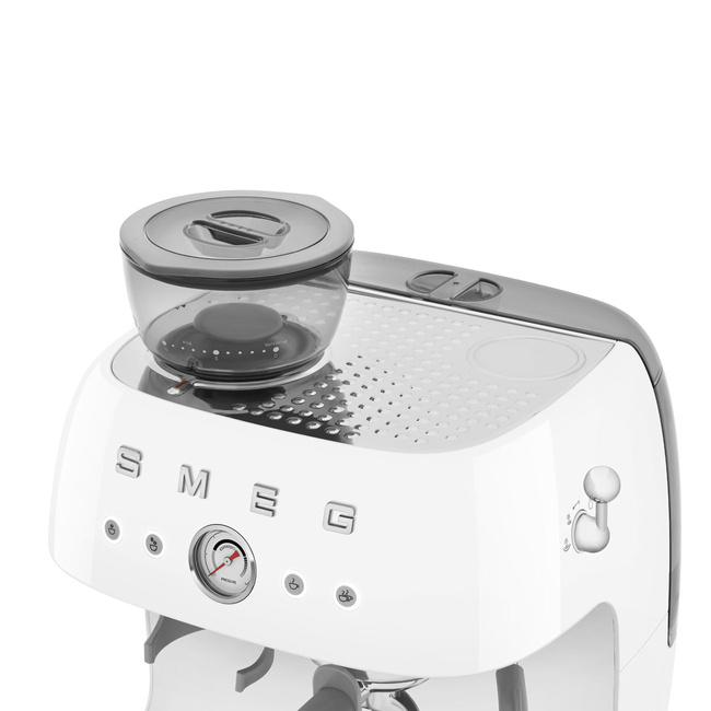 Smeg - Ekspres do kawy 50's style EGF03WHEU Biały