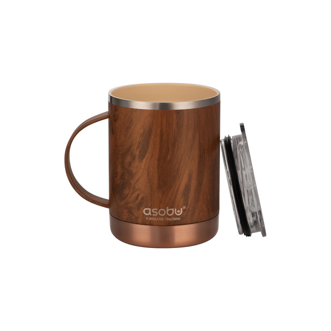 Asobu Kubek Termiczny Ultimate Wood Z Ceramiczną Powłoką!