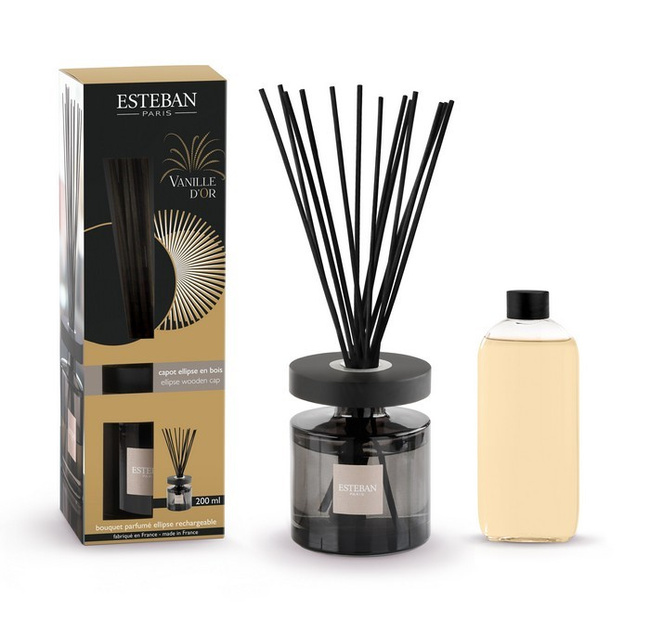 Dyfuzor zapachowy 200ml. Vanille d'or - Esteban