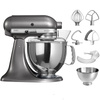 Mikser planetarny KitchenAid Artisan 5/175 5KSM175PSEMS srebrzystopopielaty