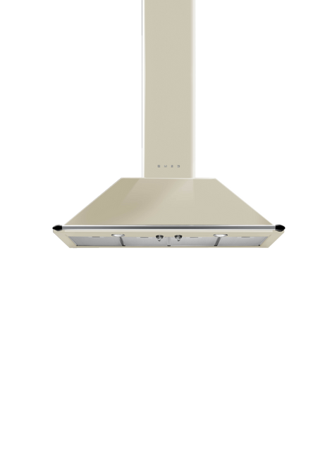 Smeg - Okap kuchenny, Victoria, 110 cm, KT110PE VICTORIA - krem