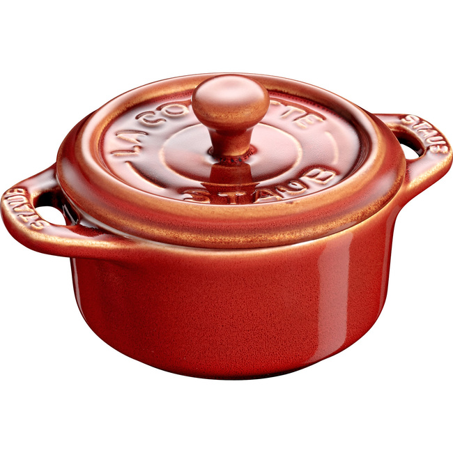 Mini cocotte Okrągły 200 ml, Kasztanowy - Staub