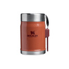 Termos obiadowy ze sztućcem Classic 0,4 l Hammertone Clay - Stanley.
