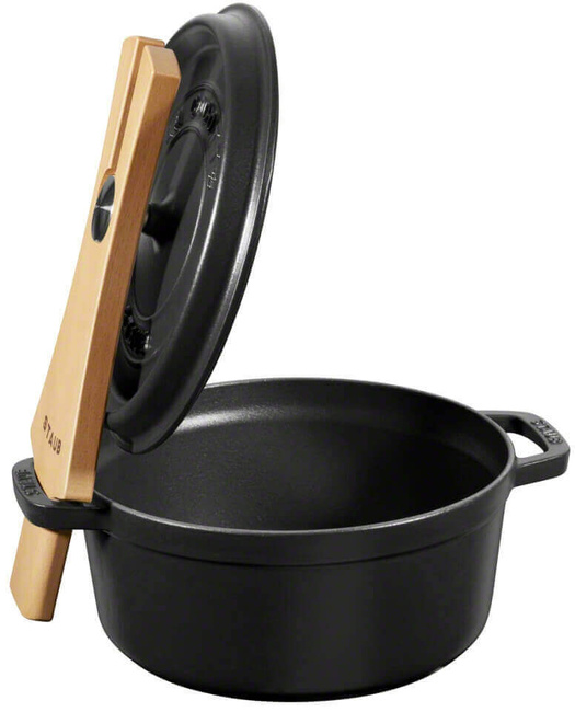 Staub Drewniany Uchwyt Na Pokrywkę 24 cm