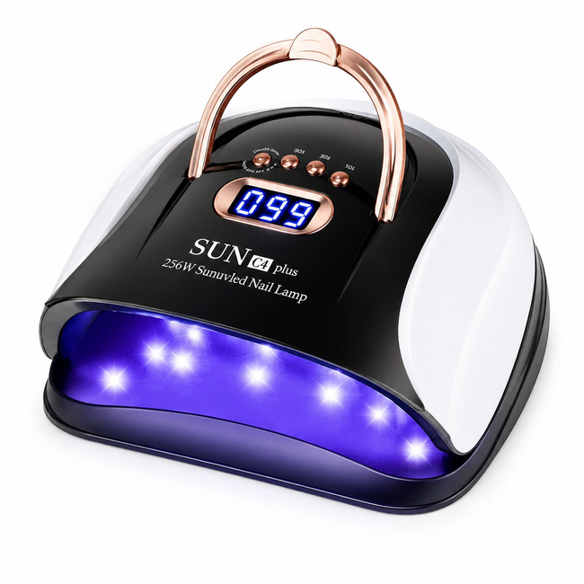 EXTRALINK Stay Beauty C4 Lampa LED UV 256W do paznokci żeli hybrydowych
