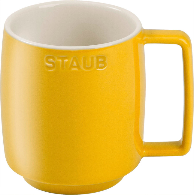 Staub serving kubek ceramiczny - żółty, 350 ml