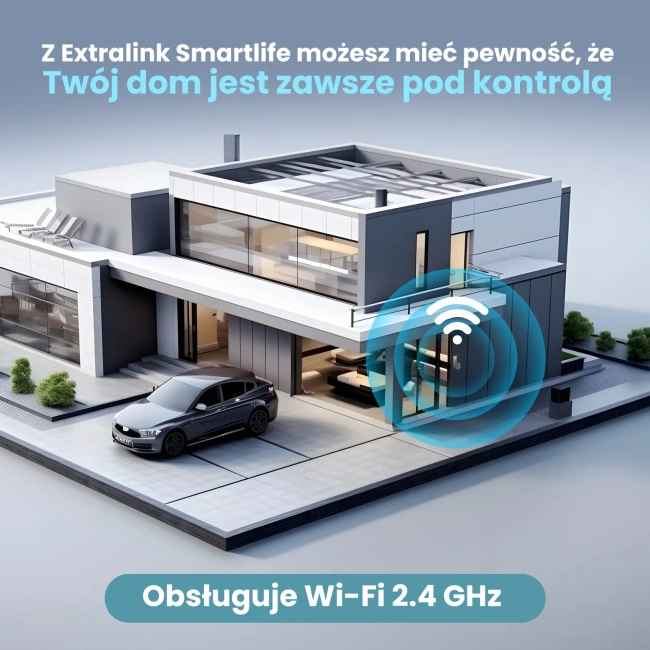 Wideodomofon Extralink SmartLife 708AD z kamerą 5 MP, Wi-Fi, IP65, Tuya