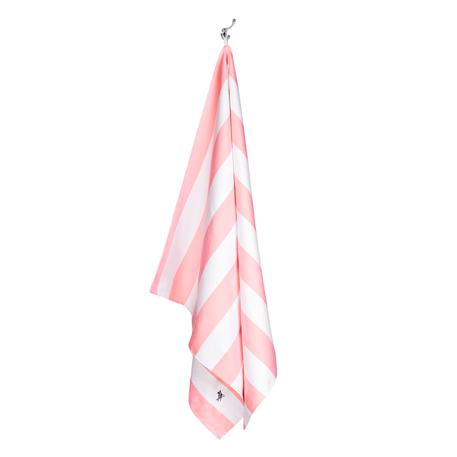 Ręcznik plażowy szybkoschnący Malibu Pink 160 x 90 cm Dock & Bay