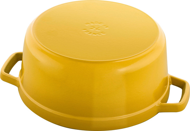 Staub La Cocotte Garnek żeliwny okrągły 3.7 ltr cytrynowy