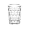 Wysoka szklanka Guzzini 400 ml transparentna wzór 3
