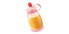 Elastyczna butelka Papu Papi 200 ml, z łyżeczką, różowa - Tescoma