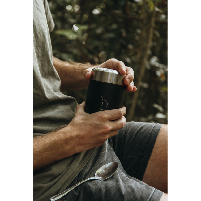 termosy obiadowe do żywności 500 ml black - Chilly's Bottles