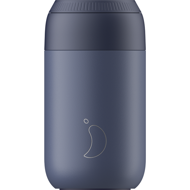 kubki termiczne do kawy 340 ml niebieskie - Chilly's Bottles
