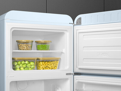 Smeg - Chłodziarko-zamrażarka FAB30RPB6 50'S STYLE - pastelowy błękit