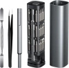 Wkrętak precyzyjny Extralink Powerlink 46 w 1, bity ze stali S2, etui aluminiowe
