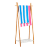 ręczniki plażowe szybkoschnące do plaży Bondi Blue L 160x90cm - Dock & Bay
