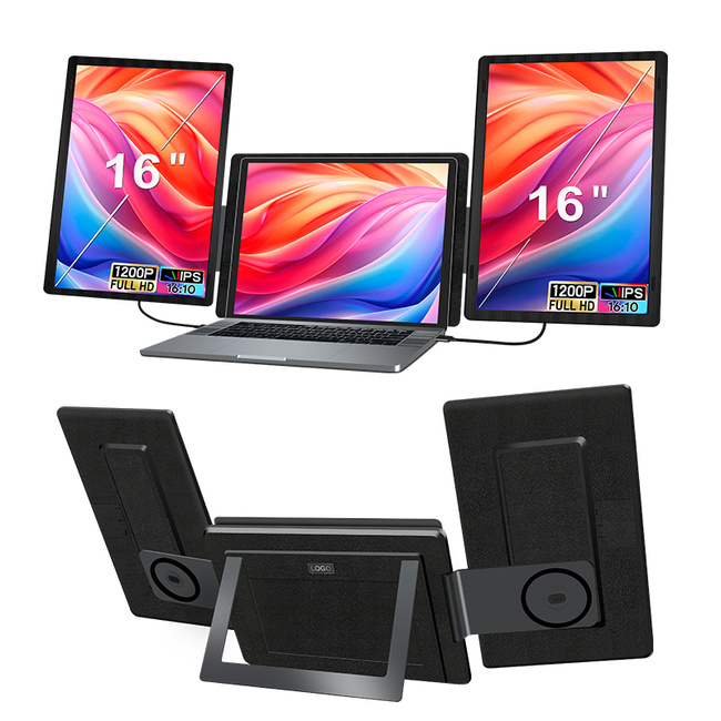 Extralink Smart Life S9g 16" | Przenośne monitory do laptopa | 2 monitory, Ips, 1920x1200