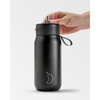 Termiczny kubek 2w1 ze słomką | 750ml | Czarny series 2 - Chillys bottles