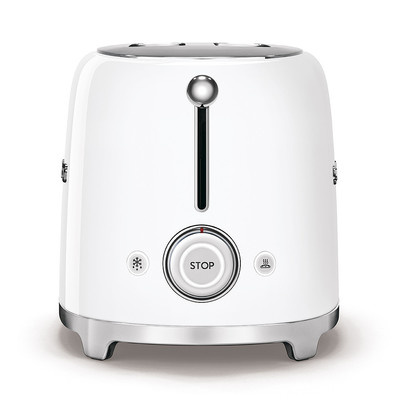 Smeg - Toster, dwie kromki, biały Tsf01wheu 50's style