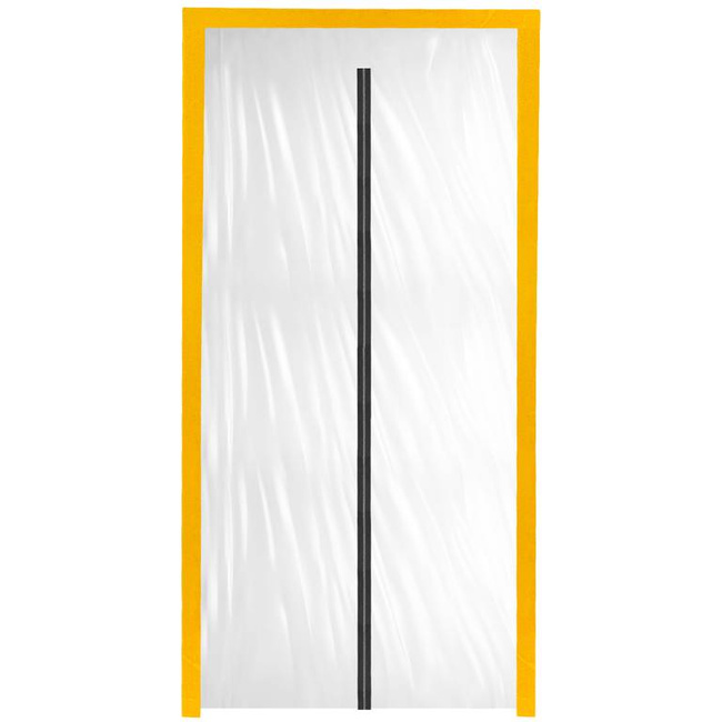 Kurtyna przeciwpyłowa Extralink XXL z prostym zamkiem, 230 x 135 cm