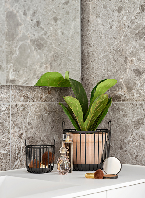 Kosz do przechowywania Inu 20 x 20 cm Black 28262