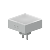 Lampka LED do gniazdka Avolt Lamp 1, szara Gotland Gray, ściemniana