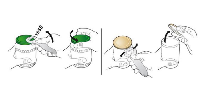 Uniwersalny otwieracz do słoików Presto - Tescoma