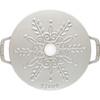 Garnek żeliwny okrągły snowflake 3.6 ltr, truflowy - Staub
