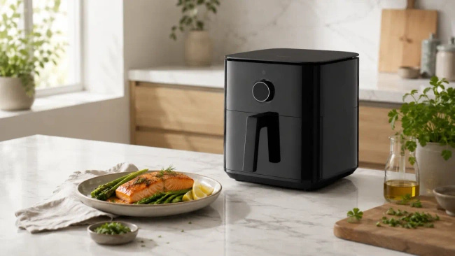 Frytkownica beztłuszczowa Xiaomi Air Fryer 6.5L, czarna, 7 programów