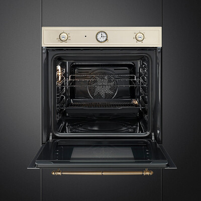 Smeg - Piekarnik, 60 cm, Cortina, SF67C1PO CORTINA - kremowy