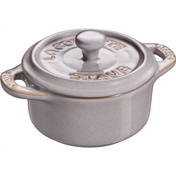 Mini Cocotte Okrągły 200 ml, Antyczny Szary - Staub