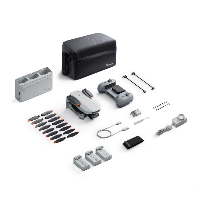 Dron Potensic Atom 2 Fly More Kit z kamerą 4K HDR, 3 akumulatory i ładowarka