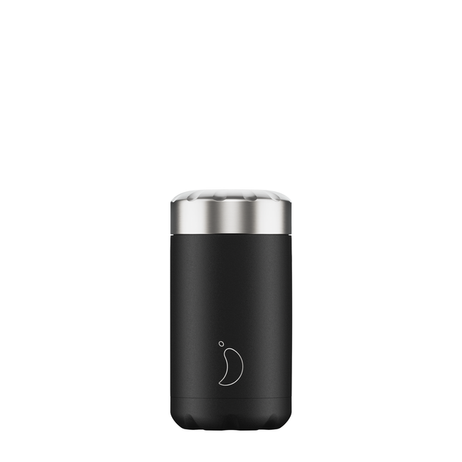 termosy obiadowe do żywności 500 ml black - Chilly's Bottles