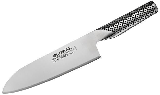 Nóż Santoku 18 cm Global G-46 ze Stali CROMOVA 18