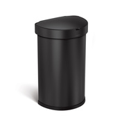 Kosz z czujnikiem ruchu Simplehuman Sensor ST2044, 45 l, półokrągły, matowa czerń