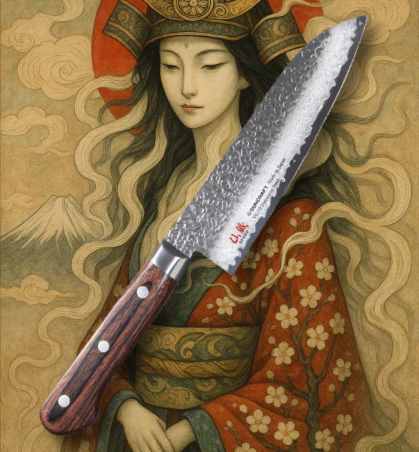 Suncraft SENZO UNIVERSAL Santoku Nóż Kuchenny 16.5 cm