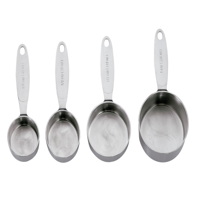 Miarki Rondelki Ze Stali Nierdzewnej 4 Szt