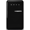 Smeg - Chłodziarko-zamrażarka, czarny 50'S STYLE FAB10LBL6 Czarny