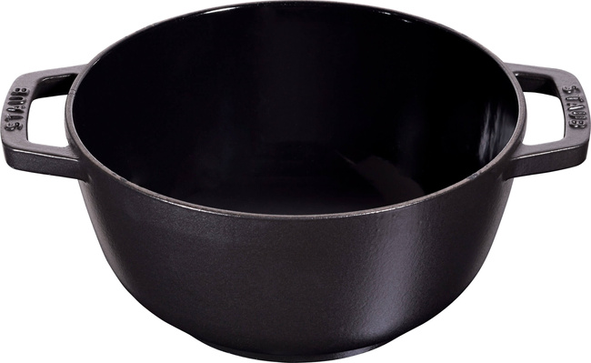 Staub Zestaw do fondue 16 cm, czarny