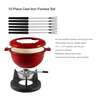 Swissmar Fondue Lucerne, Żeliwo, Czerwony