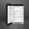 Smeg - Chłodziarko-zamrażarka, czarny 50'S STYLE FAB10LBL6 Czarny