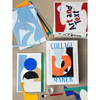 Zestaw do kolażu Printworks Collage Maker, 55 kształtów, klej i pędzle