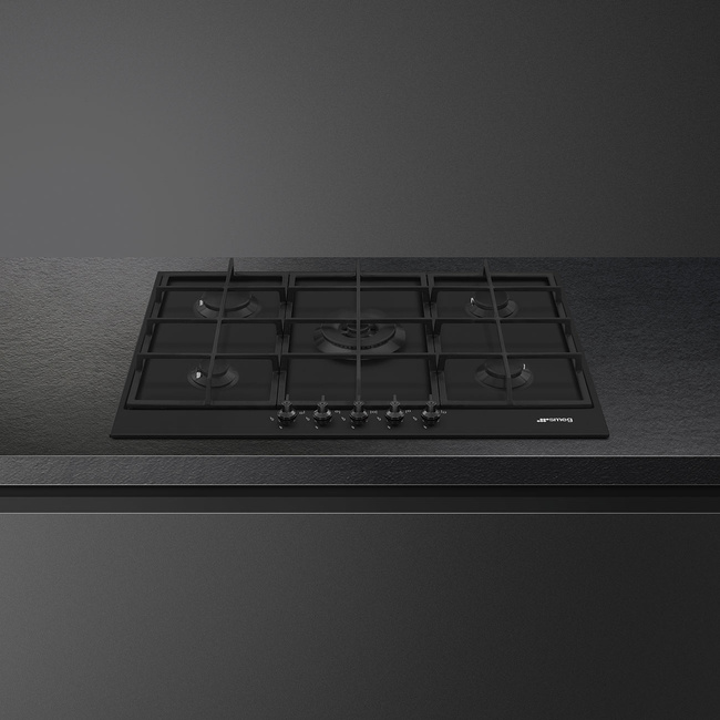 Smeg - Płyta kuchenna CLASSICA PX375MB Czarny mat