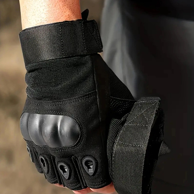 Extralink Military Rękawice taktyczne bojowe survival bez palców militarne L mil-693