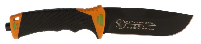 Nóż outdoorowy With Armour Nightingale WA-001OR, stal 440C, 24 cm, z pochwą