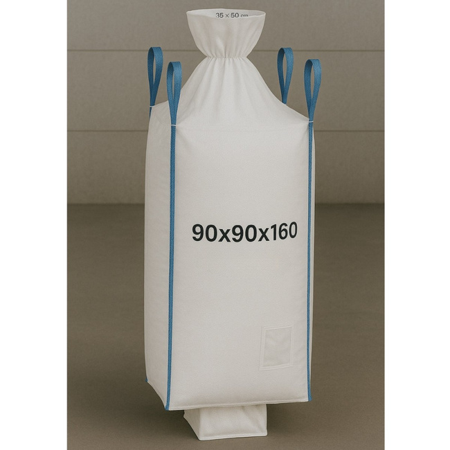Extralink Big Bag U+2 90x90x160cm 1000kg z lejem | Worek Big Bag |