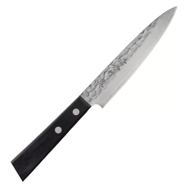 Nóż Petty Yaxell Kaneyoshi-saku YK-30615, 13 cm, VG-10, młotkowany