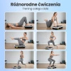 Extralink Moonwalk Spinmove Biały | Platofrma Wibracyjna do Ćwiczeń Fitness | 200W