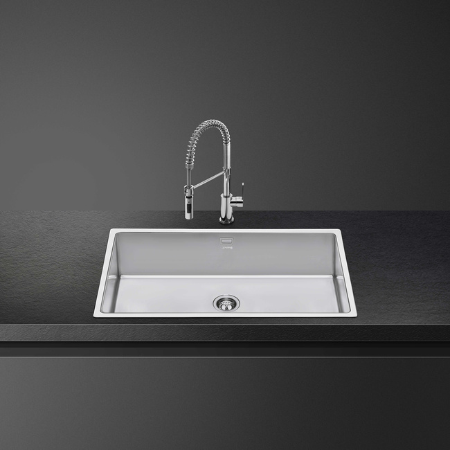 Smeg - Zlewozmywak ze stali nierdzewnej VFU71SFR MIRA