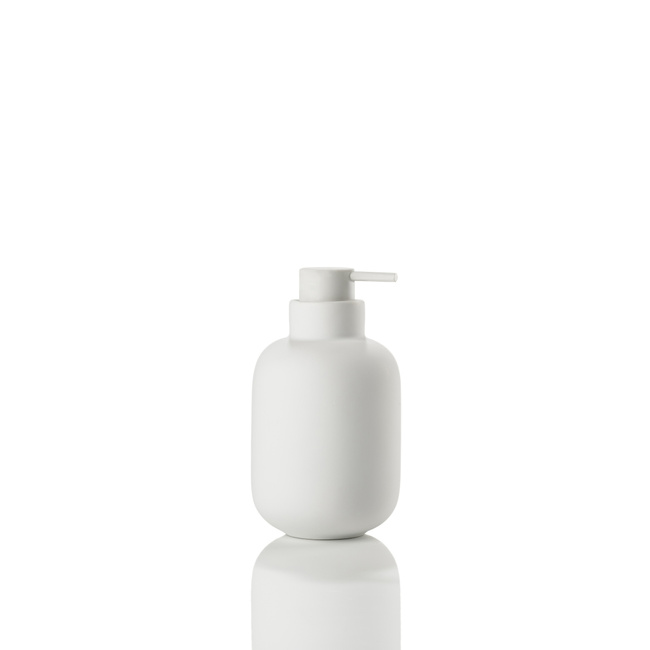 Dozownik do mydła Zone Denmark Sensu 300 ml, kamionka, biały